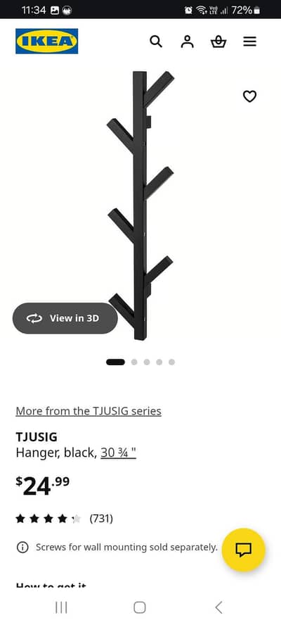 Ikea wall stand