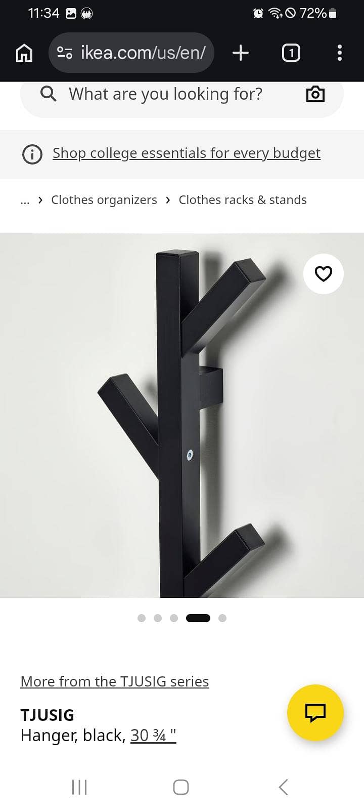 Ikea wall stand 3