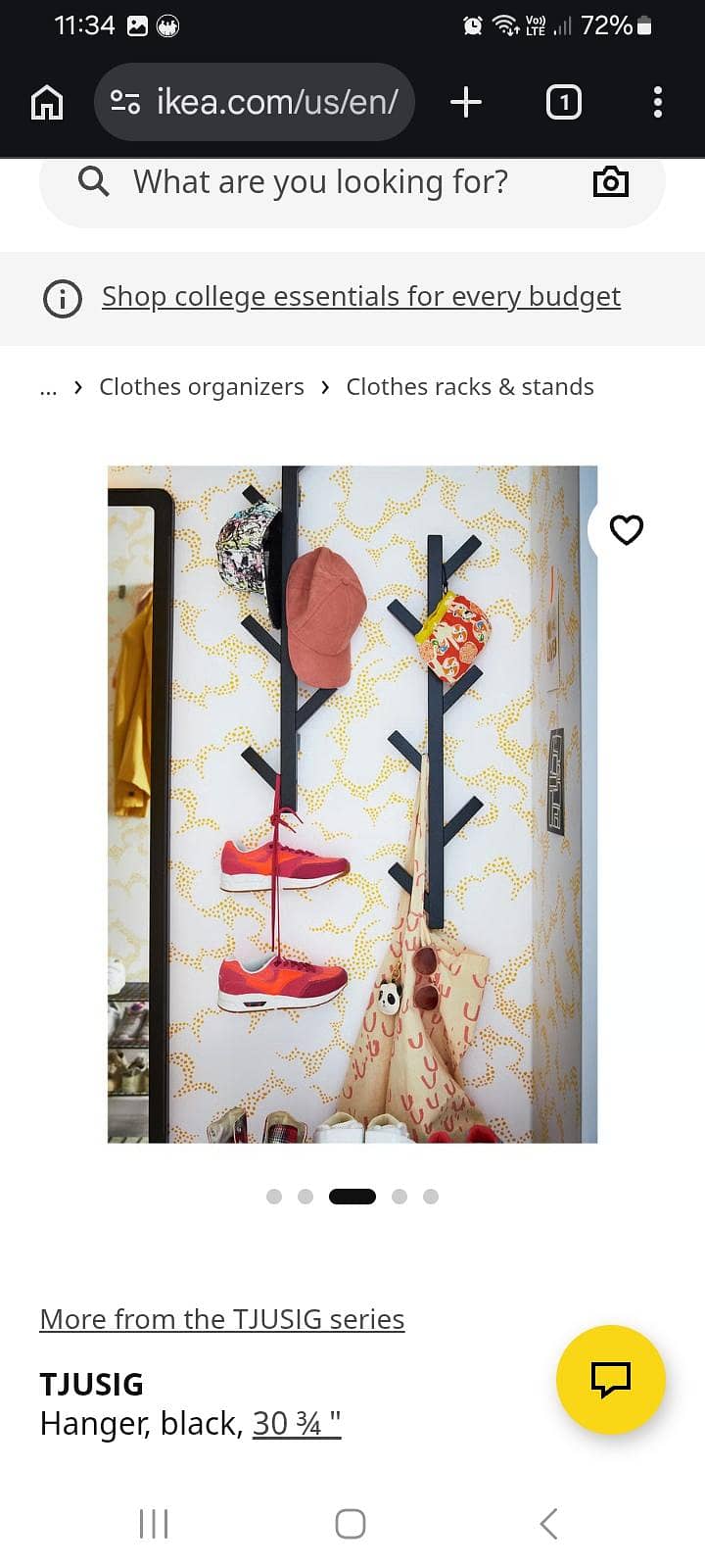 Ikea wall stand 4
