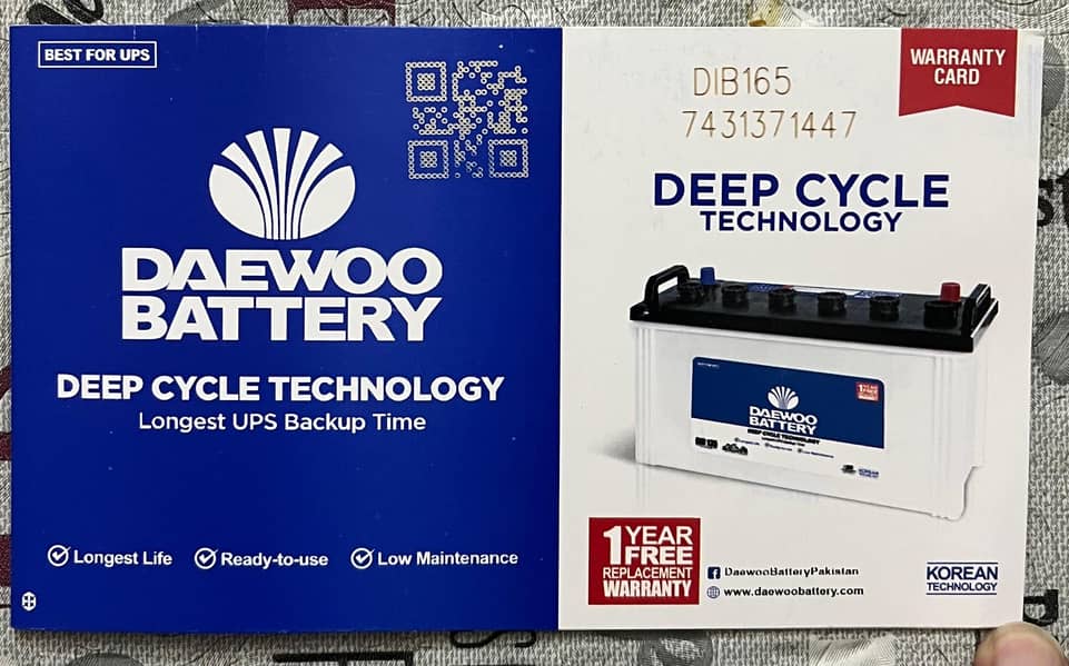 Daewoo Battery 2