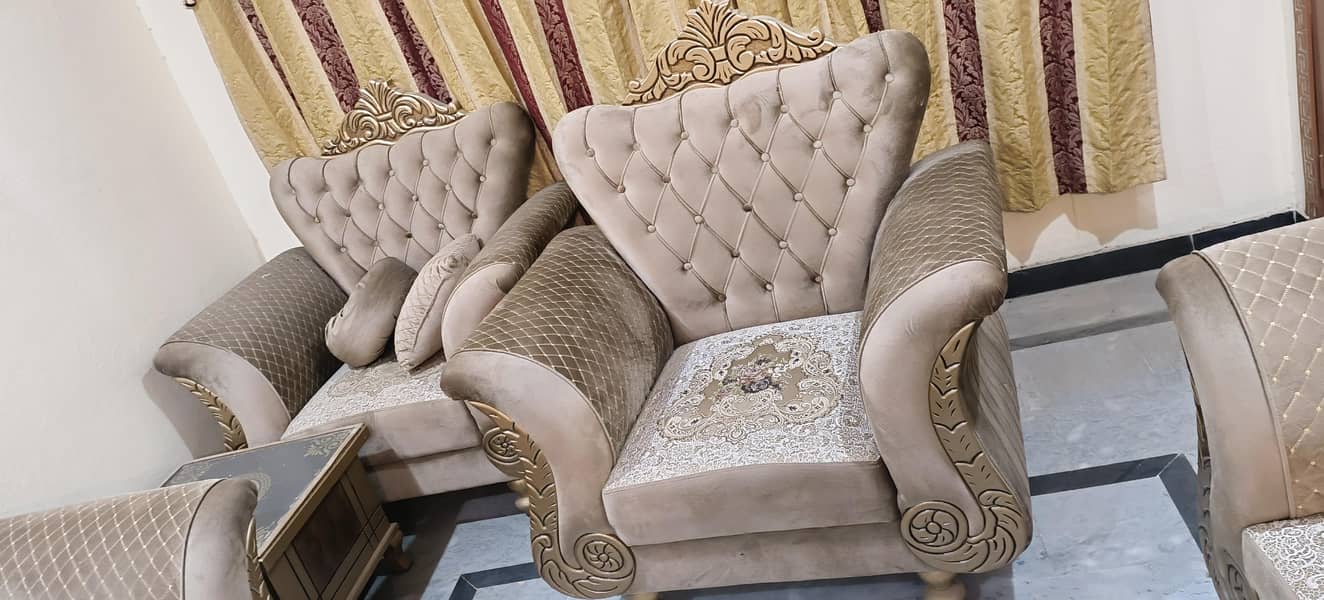 complete sofa set with tables 3