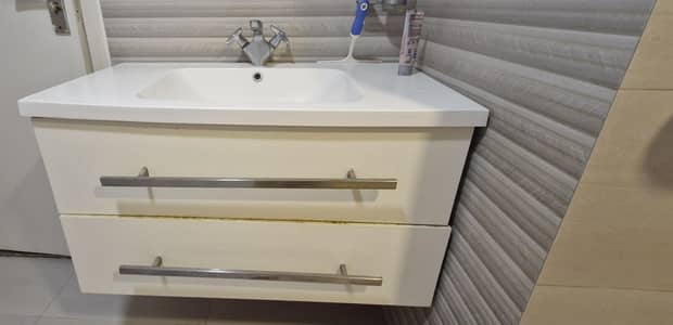 white vanity