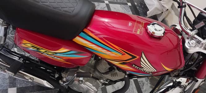 Honda 125 applied for