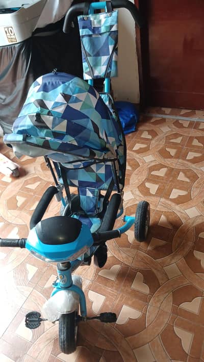 baby tricycle with pram