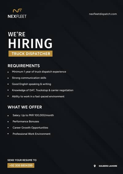 Fresh sale person required Lahore