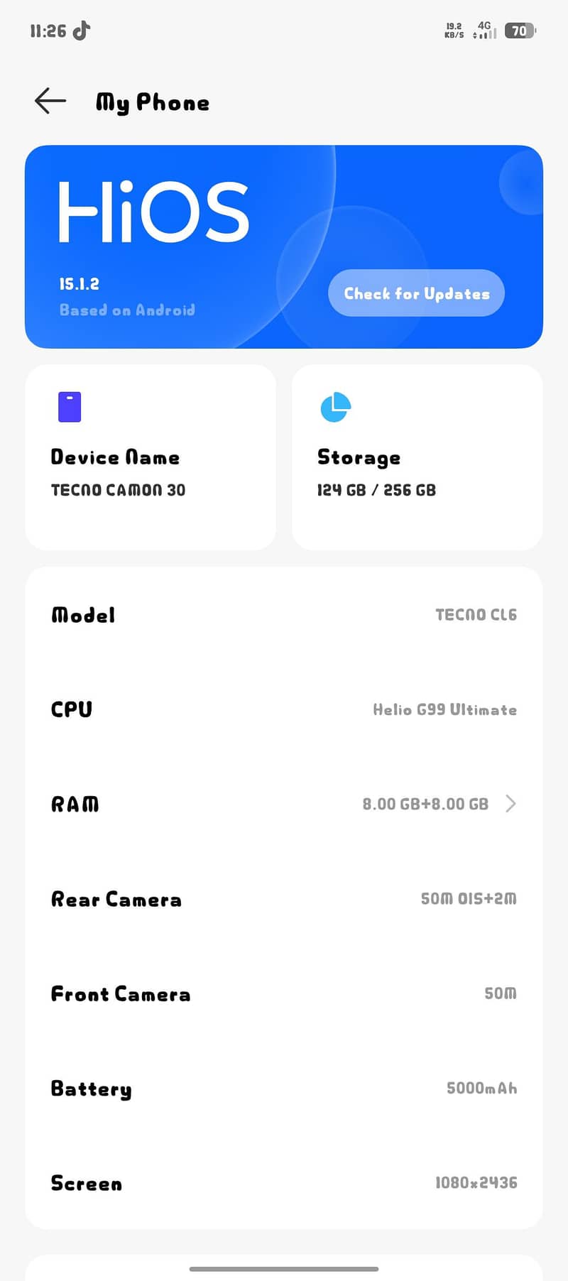 Tecno CAMON 30 4