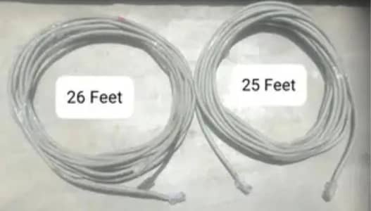 Internet LAN Cable Available in 3 sizes 10ft, 26,ft, 25ft