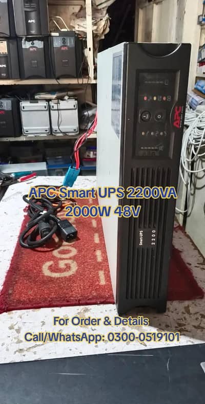 APC Smart UPS 2200VA 2000WATT SUA2200RMI2U Fresh Stock Available