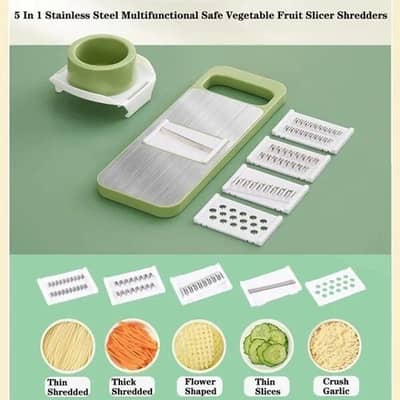 5 in 1 Vegetable Slicer Fruit Vegetable Multi Use Slicers