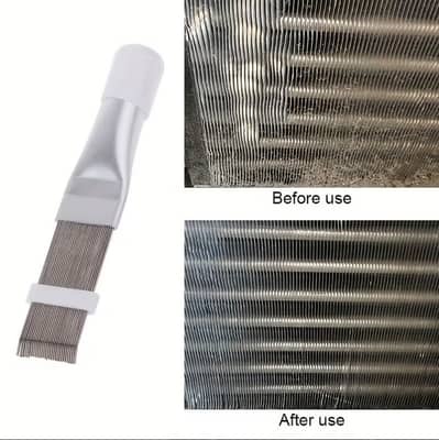 Air Conditioner AC Radiator Fins Cleaner Straightener Metal Comb Tool