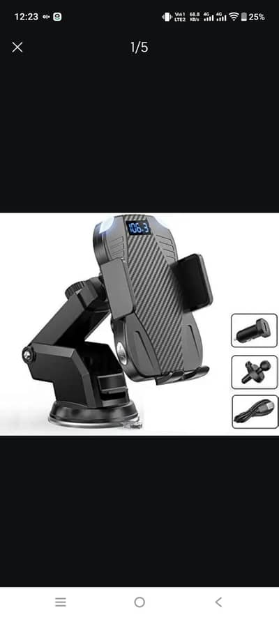 ENSFOUY WIRELESS CAR CHARGER BT FM TRANSMITTER