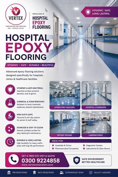 Hospital Epoxy Flooring | OT, ICU & Laboratory Epoxy Floor | Flooring