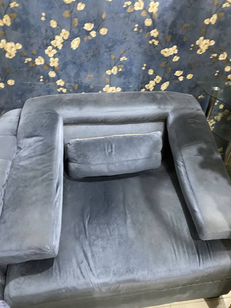 L shaped sofa and Table 1