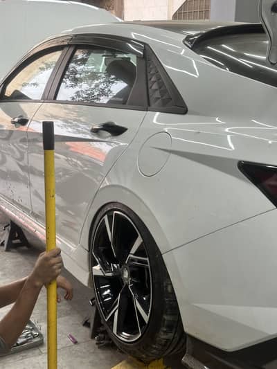 Audi style multi spoke rims