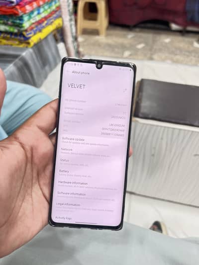 LG velvet 5G  only phone 6+64Gb