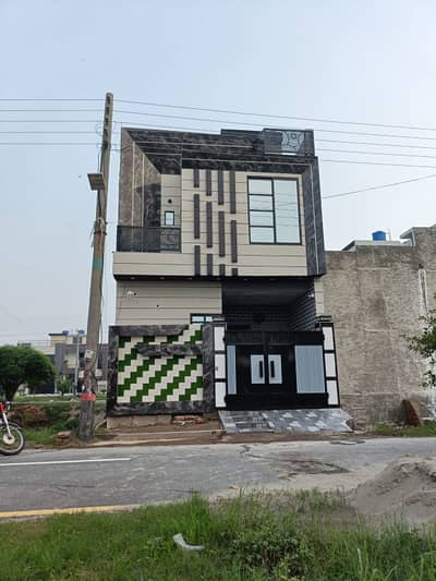 3 Marla Brand New House With Solar For Sale In AL Hafeez Garden Phase 2 Main Canal Road Lahore