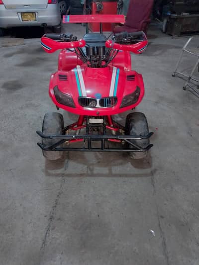 124 cc automatic ATV modified