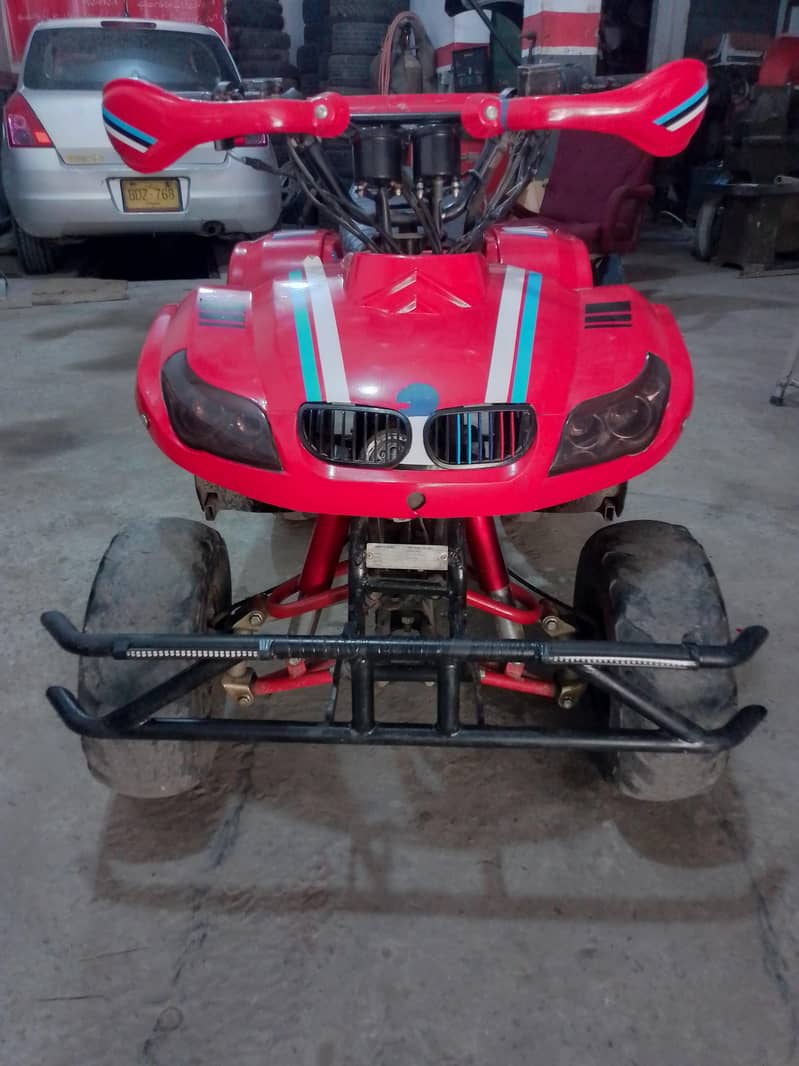 124 cc automatic ATV modified 2