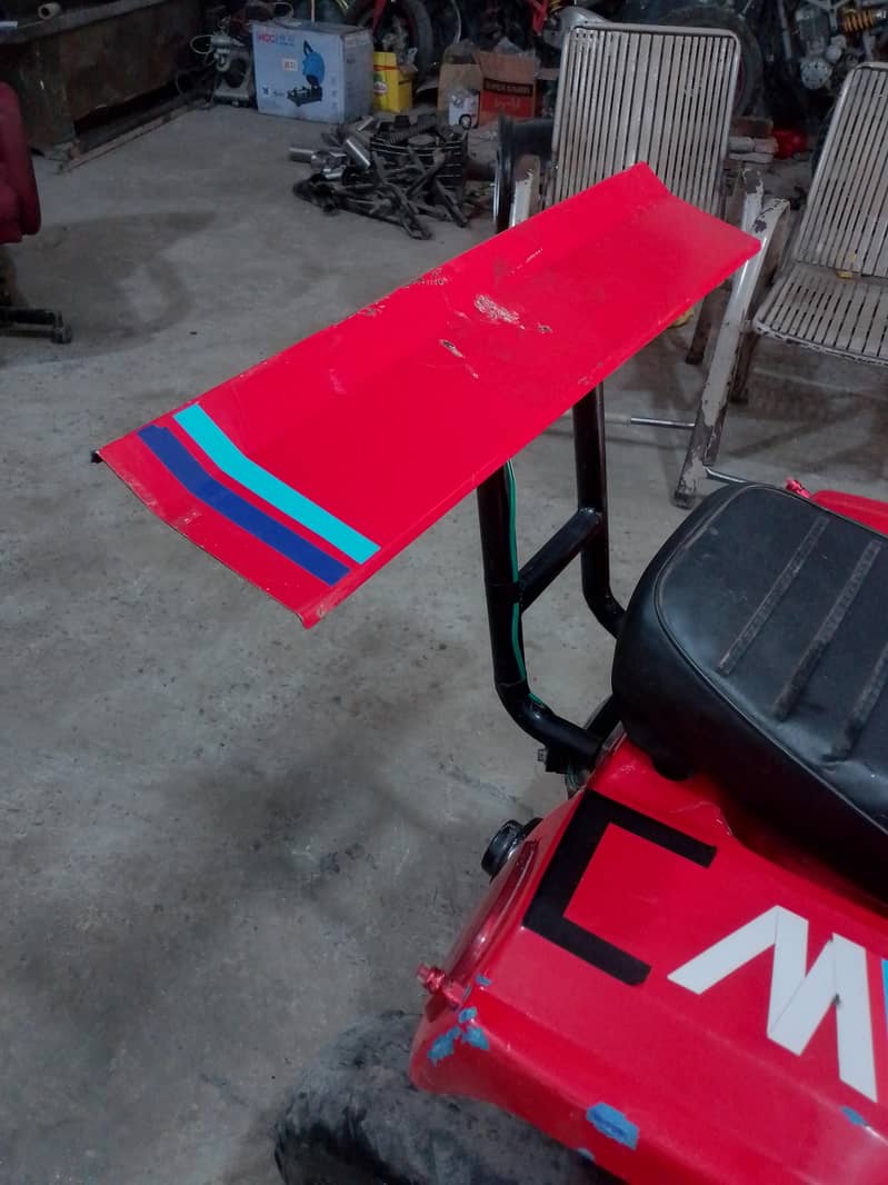 124 cc automatic ATV modified 8