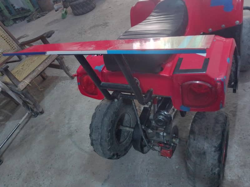 124 cc automatic ATV modified 9