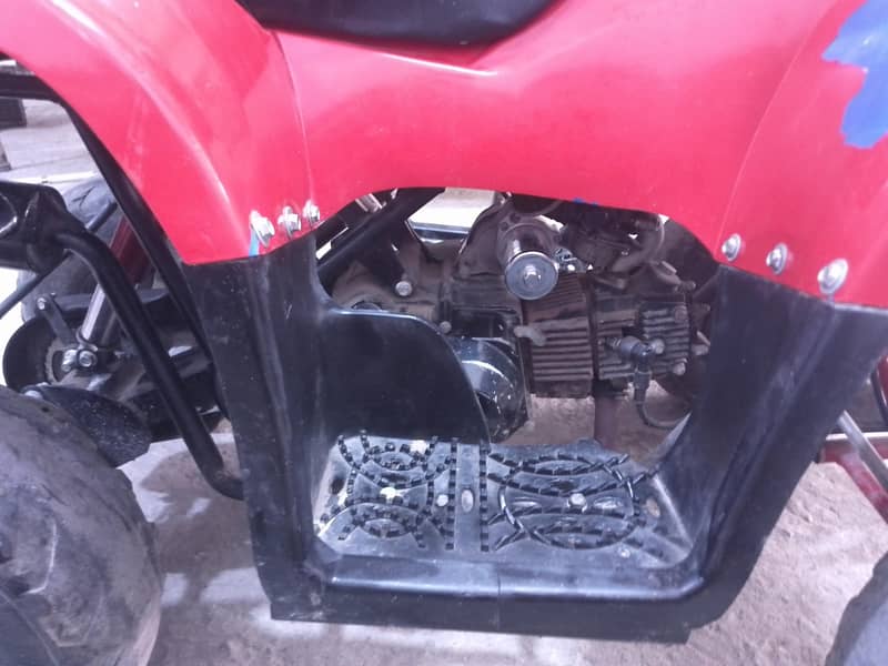 124 cc automatic ATV modified 13