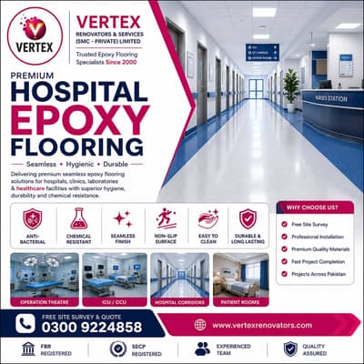 Hospital Epoxy Flooring | OT, ICU & Laboratory Epoxy Floor | Flooring