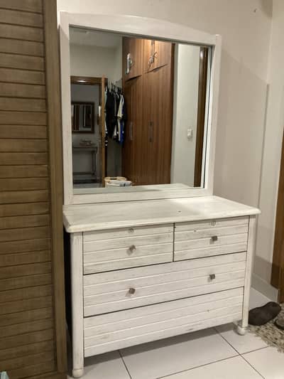 Dressing Table and Wardrobe Set | Good condition and polished