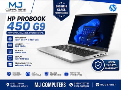 Hp Probook 450 G9 i5 12th Generation