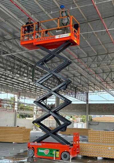 Scissor Lift Machine Available For Rent Delivery All Pakistan