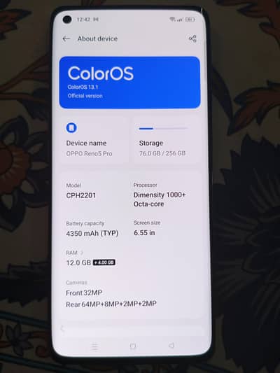 OPPO Reno 5 pro