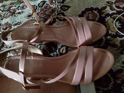 pink heel shoes