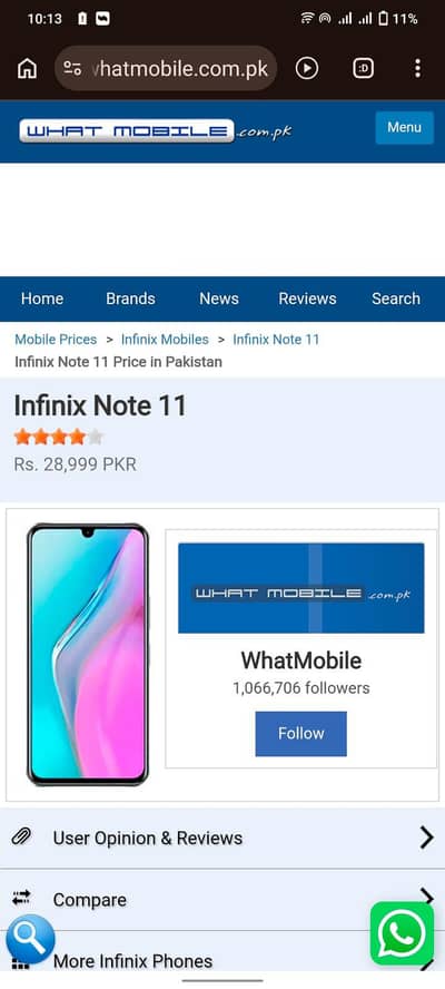Infinix Note 11