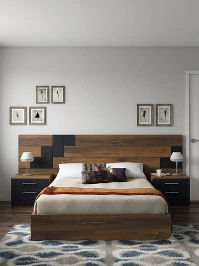 Brand New Modern Bed Set with 2 Side Tables | Factory Price