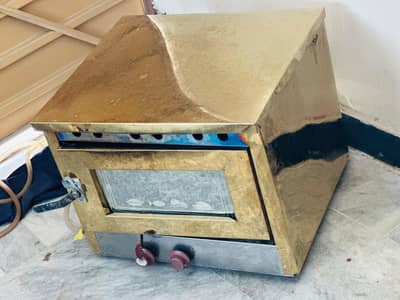 Gas baking oven for bread pizza - stainless steel -peshawar