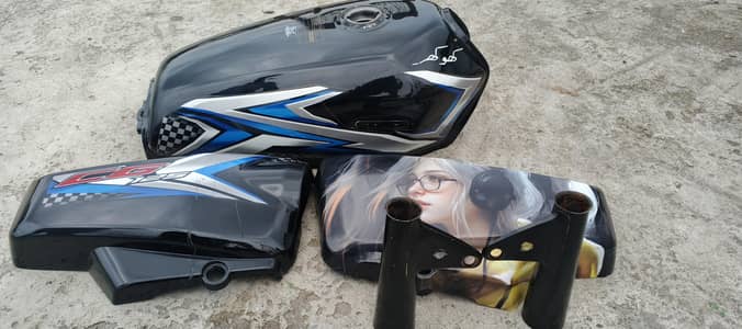 CG 125 2025 model Tanki tappa full set