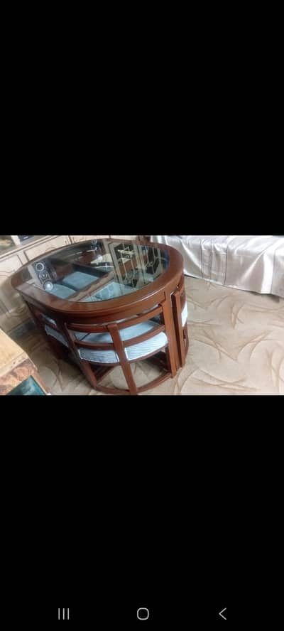 Brand new dinning table with 6 chairs