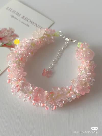 Handmade Purple Crystal Gajra Bracelet | Luxury Beaded Bracelet for Wo