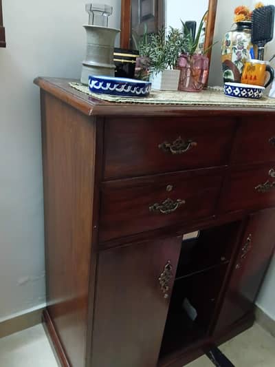 wooden console
