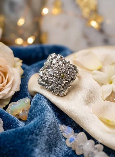 *Daimond Ring silver | Daimond Ring | Silver Ring*