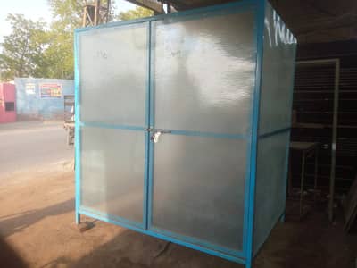 Fiber box stall and type . . . soda water . . . multani qulfi. . . . size 7fron