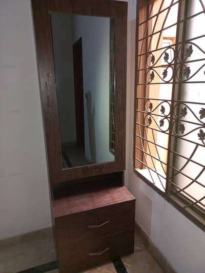 Wooden Dressing Table with Mirror | Good Condition | 8.5/10