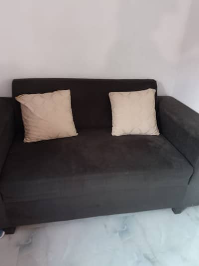 Grey Colour Sofa with 8 cusions