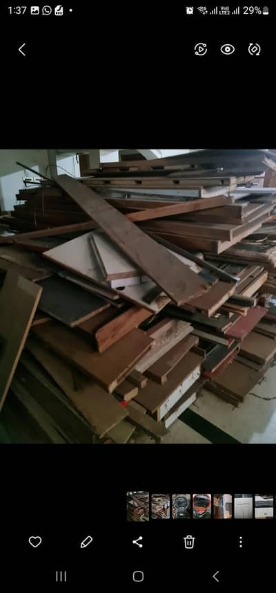 wooden pieces