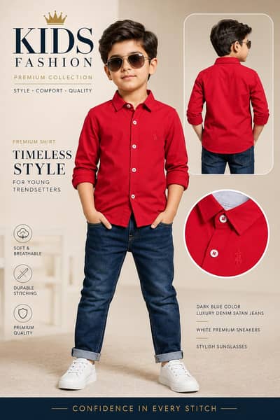 kids shirt full sleeve and half sleeve