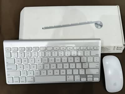 Apple wireless keyboard and magic mouse 1