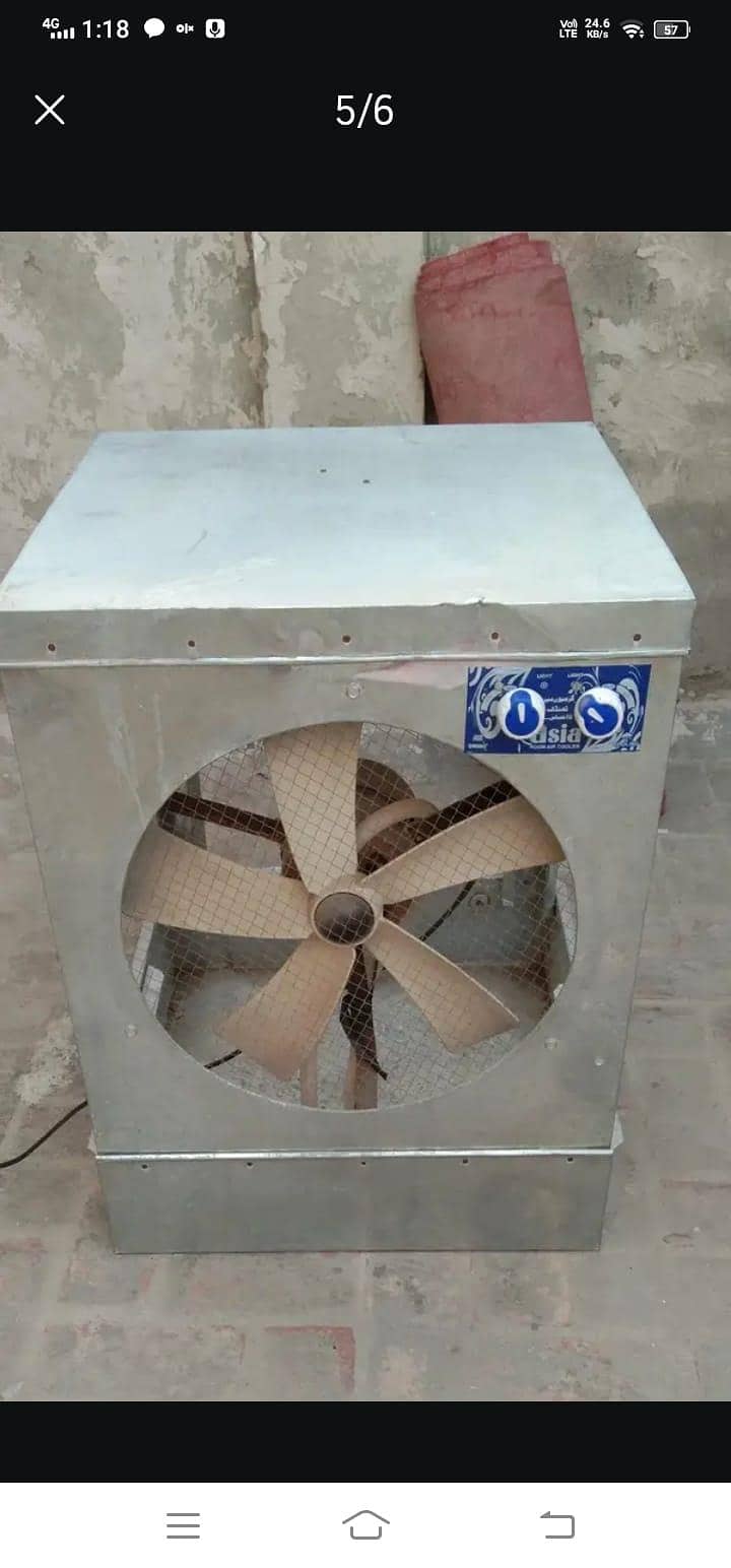 ایشیا ایئر کولر - فل کولنگ، پائیدار چادر باڈی - A1 رننگ کنڈیشن 2