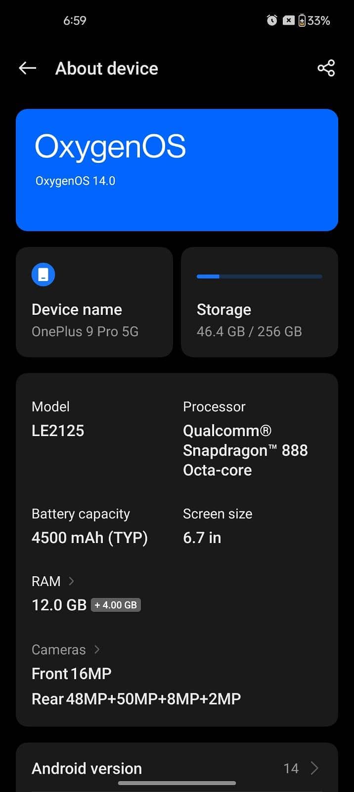 One Plus 9 Pro 6