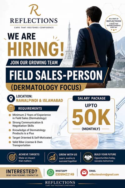 Sales-Person Required.