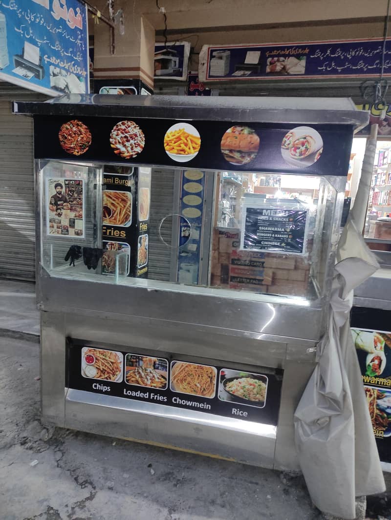 Food stall, fryer, hotplate - Food Display Counters - 1117371421