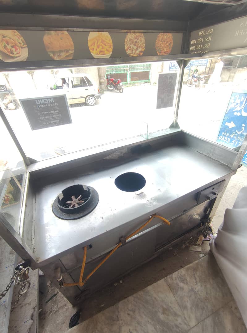 Food stall, fryer, hotplate - Food Display Counters - 1117371421
